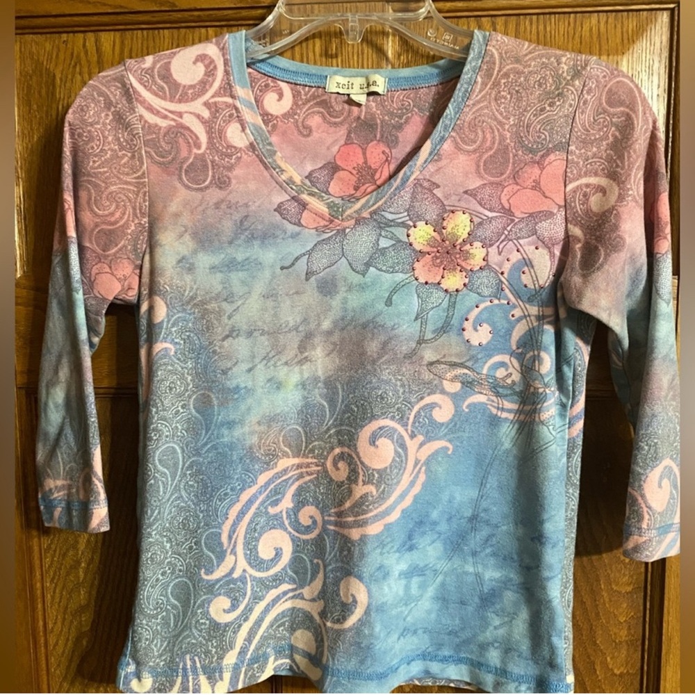 Xcit USA women’s 3/4 sleeve shirt